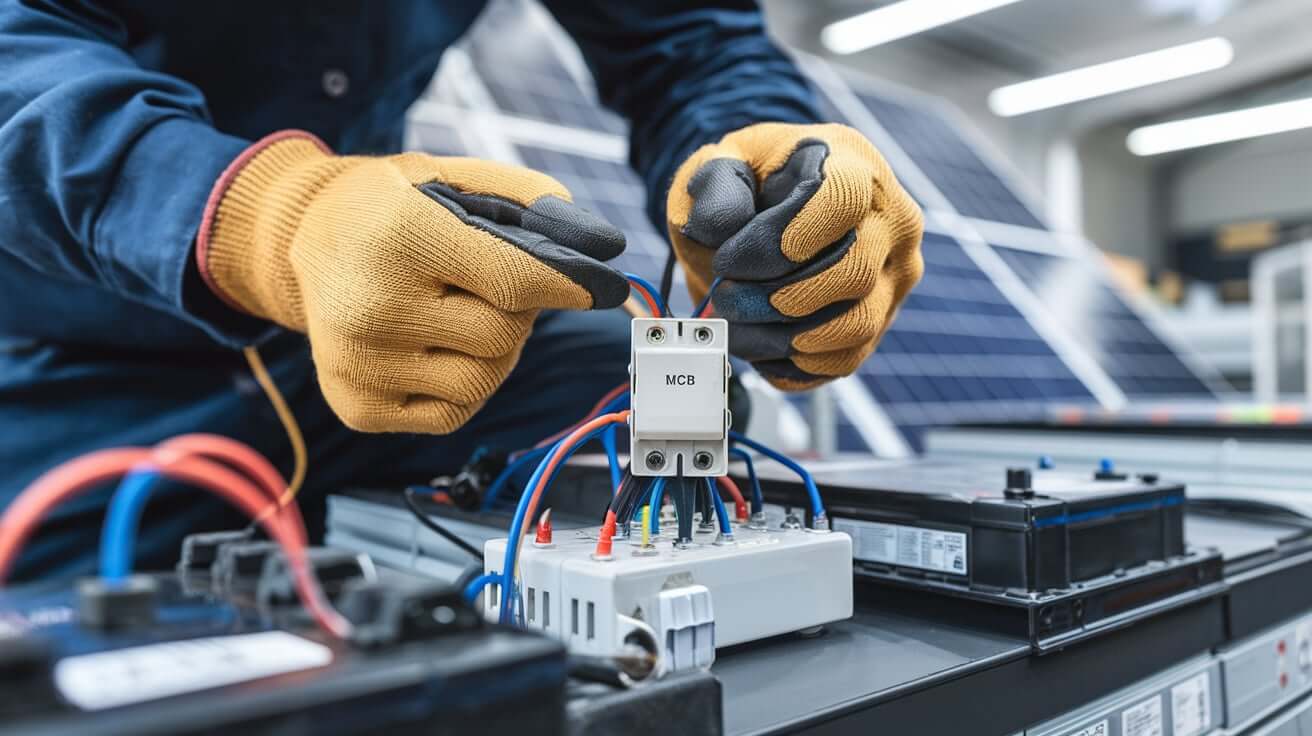 DC MCCBs solar panel